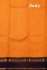 Handloom Checks and Contrast Kanjeevaram Silk Saree